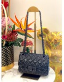 CHANEL REISSUE 2.55 PATENT DOUBLE SMALL FLAP BAG SHW -FULL SET-