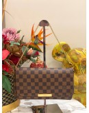(LIKE NEW) LOUIS VUITTON FAVORITE MM IN DAMIER EBENE CANVAS