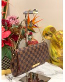 (LIKE NEW) LOUIS VUITTON FAVORITE MM IN DAMIER EBENE CANVAS