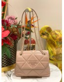 (LIKE NEW) PRADA DIAGRAMME QUILTED CHAIN SHOULDER BAG