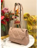 (LIKE NEW) PRADA DIAGRAMME QUILTED CHAIN SHOULDER BAG