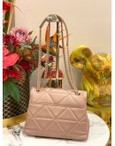 (LIKE NEW) PRADA DIAGRAMME QUILTED CHAIN SHOULDER BAG