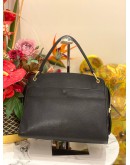 BALLY SIGNATURE B LOGO TWO WAY HANDBAG IN BLACK LEATHER