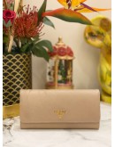 (LIKE NEW) PRADA SAFFIANO BEIGE LONG WALLET 