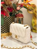 (LIKE NEW) CHANEL CLASSIC MINI FLAP GOLD HARDWARE CHAIN 