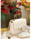 (LIKE NEW) CHANEL CLASSIC MINI FLAP GOLD HARDWARE CHAIN 