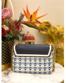 (LIKE NEW) LOUIS VUITTON TWIST GUINGUETTE MM INDIGO BLUE BAG 
