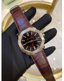 (UNUSED) 2022 BVLGARI OCTO ROMA REF OC41C1SLD BROWN DIAL 41MM AUTOMATIC WATCH