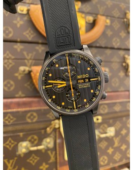 2024 MIDO MULTIFORT CHRONOGRAPH SPECIAL EDITION REF M005.614.37.051.01 BLACK DIAL 44MM AUTOMATIC WATCH
