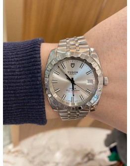 (LIKE NEW) 2012 TUDOR CLASSIC DATE 21010 38MM AUTOMATIC WATCH