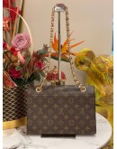 2016 LOUIS VUITTON CHERRY VICTOIRE MONOGRAM CANVAS WITH RED CALFSKIN LEATHER CHAIN BAG