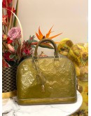 LOUIS VUITTON ALMA MM VERNIS PATENT LEATHER HANDLE BAG