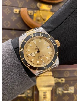 (BRAND NEW) 2024 TUDOR BLACK BAY S&G 18K 750 YELLOW GOLD REF M79733N-004 GOLD DIAL 41MM AUTOMATIC WATCH -FULL SET-