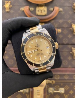 (BRAND NEW) 2024 TUDOR BLACK BAY S&G 18K 750 YELLOW GOLD REF M79733N-004 GOLD DIAL 41MM AUTOMATIC WATCH -FULL SET-