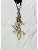 LOUIS VUITTON FLEUR DE EPI BAG CHARM IN EPI ENAMEL BLANC