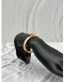 HERMES MINI CLIC KELLY BRACELET SIZE PM 16 CM IN ROSE GOLD PLATED WITH ENAMEL