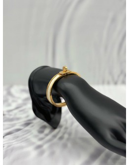 HERMES MINI CLIC KELLY BRACELET SIZE PM 16 CM IN ROSE GOLD PLATED WITH ENAMEL HERMES MINI CLIC KELLY BRACELET SIZE PM 16 CM IN ROSE GOLD PLATED WITH ENAMEL