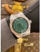 (UNUSED) 2023 GIRARD-PERREGAUX LAUREATO REF 81010-11-3153 GREEN DIAL 42MM AUTOMATIC WATCH -FULL SET-