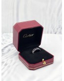 (LIKE NEW) CARTIER MAILLON PANTHÈRE RING IN 18K 750 WHITE GOLD SIZE 62