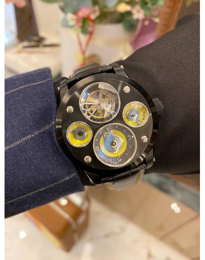 (BRAND NEW) YEAR 2024 MEMORIGIN THE ORIGINAL TIME MACHINE MOTO TOURBILON REFMO0147 43MM AUTOMATIC WATCH -FULL SET-