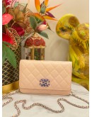 (LIKE NEW) CHANEL WOC WALLET ON CHAIN CAVIAR LEATHER 