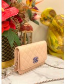 (LIKE NEW) CHANEL WOC WALLET ON CHAIN CAVIAR LEATHER 