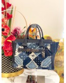 (LIKE NEW) COACH SWAGGER 27 CANYON QUILT DENIM HANDBAG