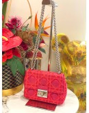 CHRISTIAN DIOR CANNAGE CHAIN SMALL SHOULDER BAG 