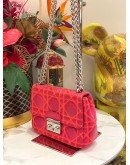 CHRISTIAN DIOR CANNAGE CHAIN SMALL SHOULDER BAG 