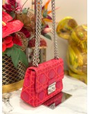 CHRISTIAN DIOR CANNAGE CHAIN SMALL SHOULDER BAG 