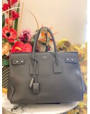 YSL SAINT LAURENT SAC DE JOUR LARGE IN GRAINED CALFSKIN LEATHER