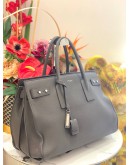 YSL SAINT LAURENT SAC DE JOUR LARGE IN GRAINED CALFSKIN LEATHER