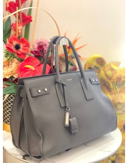 YSL SAINT LAURENT SAC DE JOUR LARGE IN GRAINED CALFSKIN LEATHER