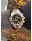 (LIKE NEW) 2009 YEAR ROLEX DAYTONA COSMOGRAPH REF 116520 BLACK DIAL 40MM AUTOMATIC WATCH