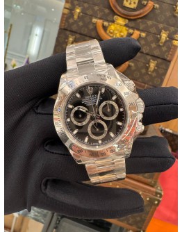 (LIKE NEW) 2009 YEAR ROLEX DAYTONA COSMOGRAPH REF 116520 BLACK DIAL 40MM AUTOMATIC WATCH