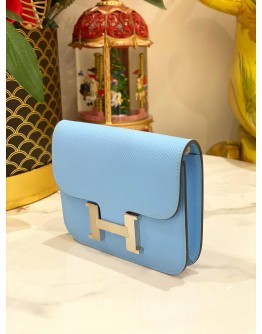 (UNUSED) YEAR 2023 HERMES CONSTANCE SLIM WALLET STAMP B 