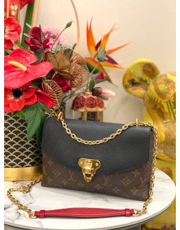 (LIKE NEW) LOUIS VUITTON SAINT PLACIDE CHAIN BAG WITH GOLD HARDWARE 
