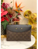 (LIKE NEW) LOUIS VUITTON SAINT PLACIDE CHAIN BAG WITH GOLD HARDWARE 