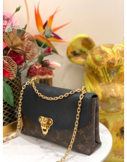 (LIKE NEW) LOUIS VUITTON SAINT PLACIDE CHAIN BAG WITH GOLD HARDWARE 