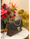 (LIKE NEW) LOUIS VUITTON SAINT PLACIDE CHAIN BAG WITH GOLD HARDWARE 