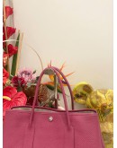 (LIKE NEW) 2013 HERMES GARDEN PARTY 36 SHOULDER BAG IN ROSE POURPRE NEGONDA LEATHER 