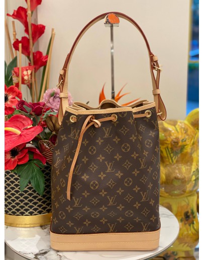 (LIKE NEW) LOUIS VUITTON NEONOE GM BAG IN BROWN MONOGRAM CANVAS