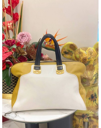(LIKE NEW) FENDI CHAMELEON  TOTE BAG IN TRI-COLOR 