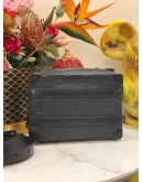 MICROCHIP LOUIS VUITTON M59163 HANDLE SOFT TRUNK CROSSBODY BAG IN BLACK TAURILLON MONOGRAM CALFSKIN LEATHER -FULL SET-