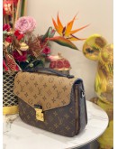 (LIKE NEW) MICROCHIP LOUIS VUITTON METIS POCHETTE MONOGRAM REVERSE 