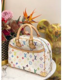 (LIKE NEW) LOUIS VUITTON TAKASHI MURAKAMI TROUVILLE MONOGRAM MULTICOLOUR TOTE BAG 