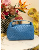 (LIKE NEW) BOTTEGA VANETA INTRECCIATO IN BLUE HANDBAG