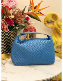 (LIKE NEW) BOTTEGA VANETA INTRECCIATO IN BLUE HANDBAG