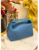 (LIKE NEW) BOTTEGA VANETA INTRECCIATO IN BLUE HANDBAG