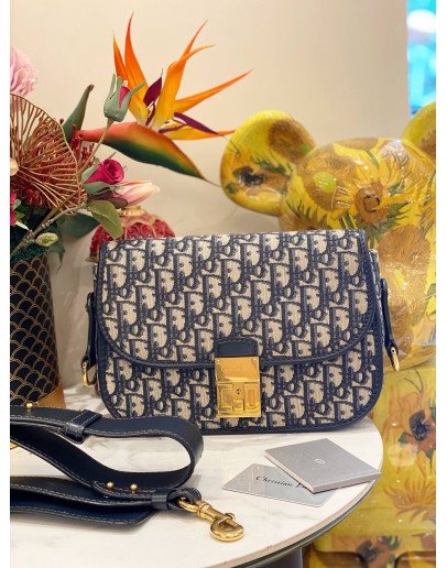 (LIKE NEW) CHRISTIAN DIOR TROTTER FLAP SHOULDER BAG 